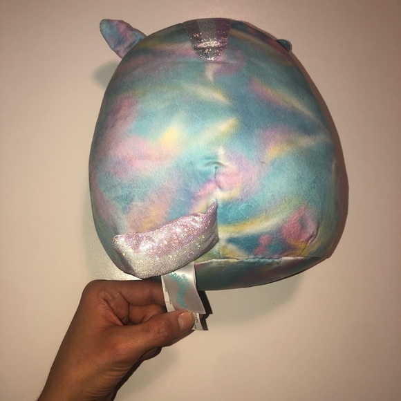 SQUISHMALLOWS Kellytoy Anouk The Tye Dye Unicorn Plush Mystery Plush 8” - Picture 2 of 5